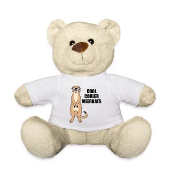 Suricate cool drôle de dicton cadeau - Nounours - blanc - Devant