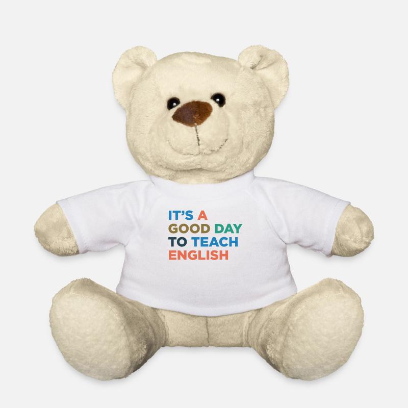 Englischlehrer Unterrichten - Teddy - Weiß