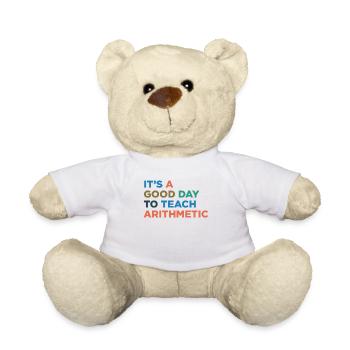 Arithmetiklehrer Unterrichten - Teddy - Weiß - Vorne