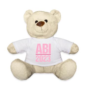 Abitur Gymnasium Damen und Herren Abi 2023 - Teddy - Weiß - Vorne