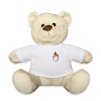 Mignon Irish Sea Otter Bag Clover St Pat - Nounours - blanc - Devant