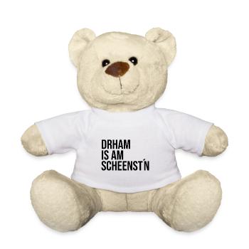 Daheim ist am schönsten Erzgebirge - Teddy - Weiß - Vorne