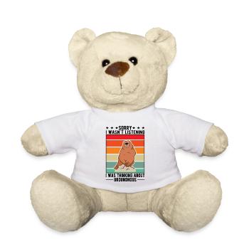 Marmot Groundhog Day Forest Marmot - Teddy Bear - white - Front