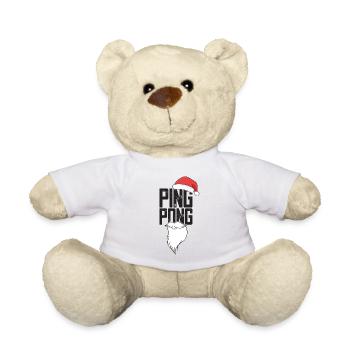 Tennis de table Tennis de table Batte Ping Pong - Nounours - blanc - Devant