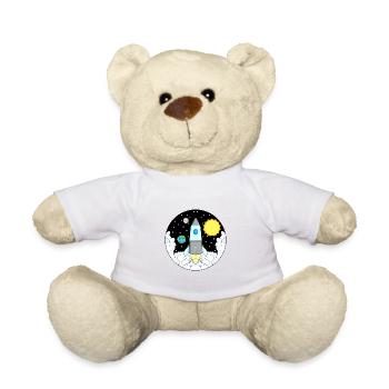 Espace de fusée - Nounours - blanc - Devant