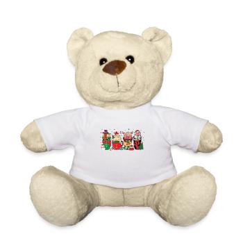 Tasse de café de Noël - Nounours - blanc - Devant
