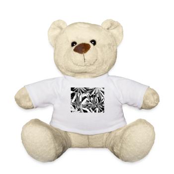 420 Hanfblätter - Teddy - Weiß - Vorne