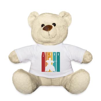 Vintage Aikido Japan Taekwondo Karate Kampfkunst - Teddy - Weiß - Vorne