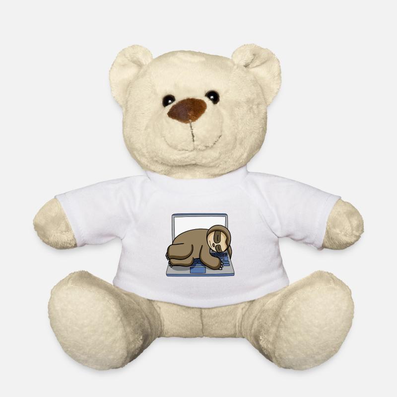 Computer Nerd Programmierer Geschenk - Teddy - Weiß