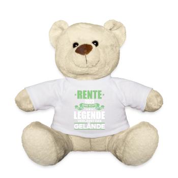 Rentner 2023 Rentnerin 2023 Rente 2023 - Teddy - Weiß - Vorne