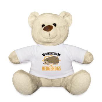 Facilement distrait par les hérissons Igel - Nounours - blanc - Devant