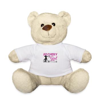Archery Girls- - Teddy Bear - white - Front