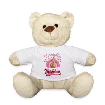 Crazy Tomato Girl Tomato Grower - Teddy Bear - white - Front