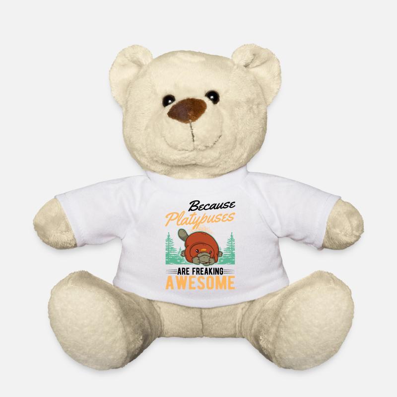 Ornithorynque Cadeau Ornithorynque - Nounours - blanc