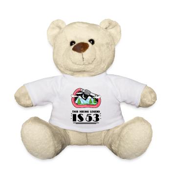 53. Geburtstag Wanderer 53 Jahre alt Berg Wandern - Teddy - Weiß - Vorne