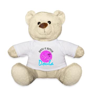 Besser Mit Einer - Teddy - Weiß - Vorne