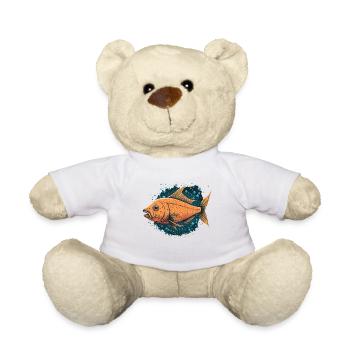 Fish in the wild - Teddy Bear - white - Front