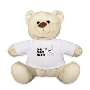 Beagle Hund Cooler Spruch Hundeliebhaber Geschenk - Teddy - Weiß - Vorne