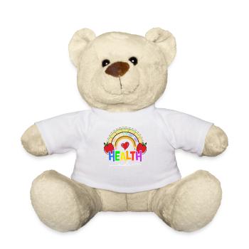 Admin Squad School Assistant Principal Health Aide - Teddy Bear - white - Front