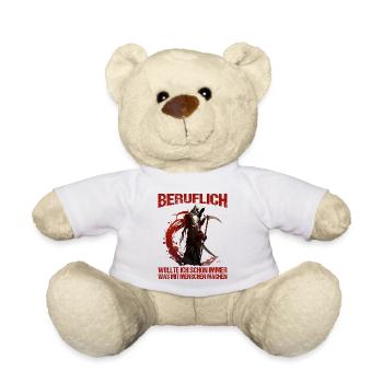 Beruflich schon immer was mit Menschen machen - Teddy - Weiß - Vorne