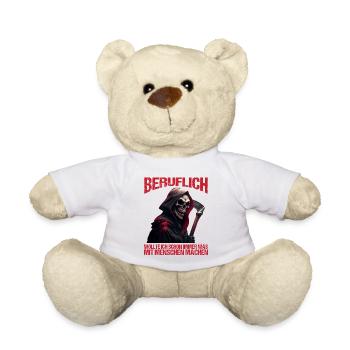 Beruflich schon immer was mit Menschen machen - Teddy - Weiß - Vorne