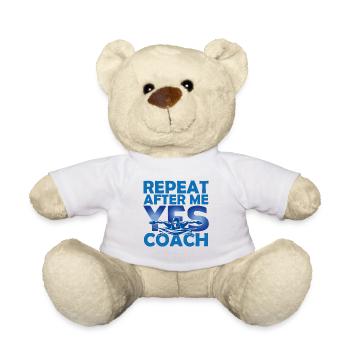 Schwimmtrainer | Geschenk Coach Schwimmen Das Beste - Teddy - Weiß - Vorne