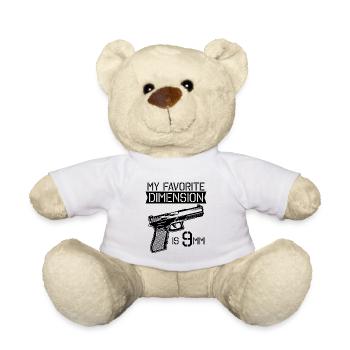 My Favorite Dimension Gunsmith Gun Fixer Gunsmiths - Teddy Bear - white - Front