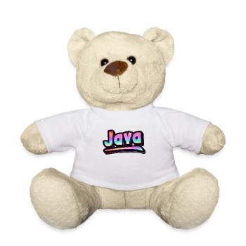 Vintage Indonesien Urlaubsreise Asien Java - Teddy - Weiß - Vorne