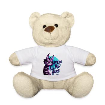 Nous sommes tous fous ici.. - Nounours - blanc - Devant