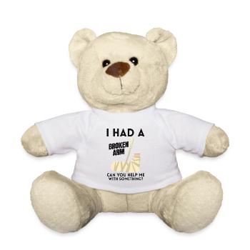 Bone Elbow Hand Wrist Injury i - Teddy Bear - white - Front