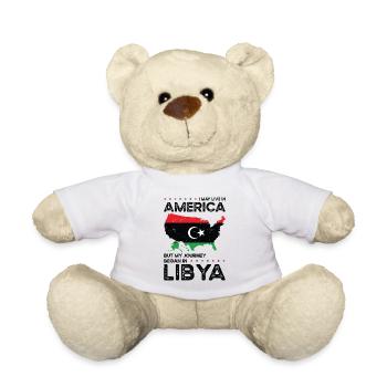 Né en Libye Libye Américains USA - Nounours - blanc - Devant