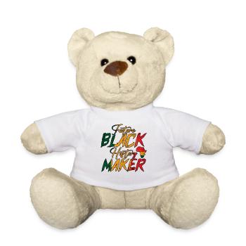 Future Black History Maker Black History Month - Teddy - Weiß - Vorne