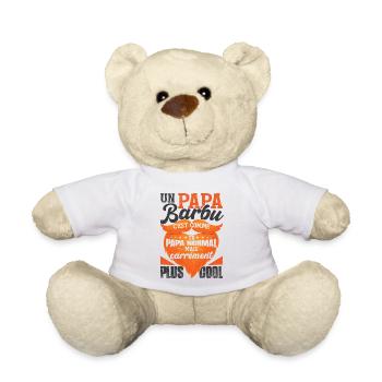Papa Barbu Papy Barbe - Nounours - blanc - Devant