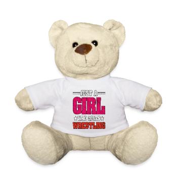 Nur ein Mädchen, das Wrestling liebt - Teddy - Weiß - Vorne