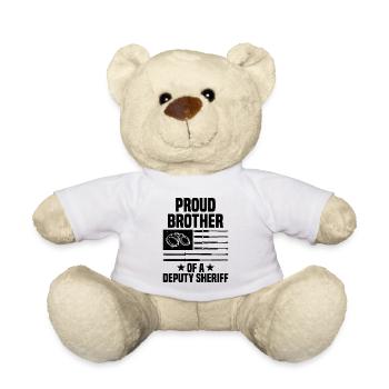 Shérif Police Law Officer Guard - Nounours - blanc - Devant