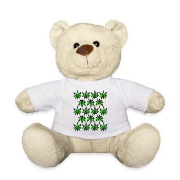 Cannabis - Teddy - Weiß - Vorne