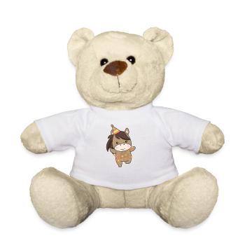 Horse for birthday for children a gift - Teddy Bear - white - Front