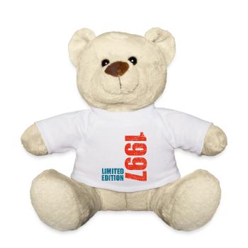26e anniversaire Hommes Femmes 26 ans 1997 Drôle de cadeau - Nounours - blanc - Devant
