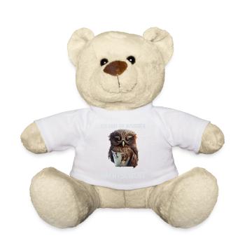 Nachtschicht Dienst Krankenschwester Pflegekraft - Teddy - Weiß - Vorne