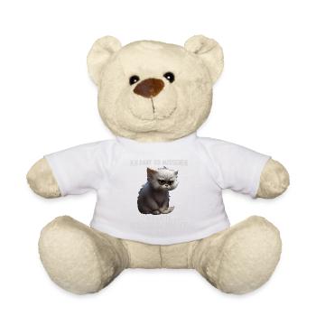 Nachtschicht Dienst Krankenschwester Pflegekraft - Teddy - Weiß - Vorne