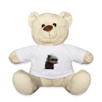 Nachtschicht Dienst Krankenschwester Pflegekraft - Teddy - Weiß - Vorne