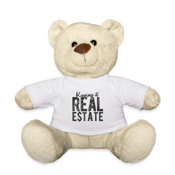 Immobilien-Händler Für Immobilien-Makler - Teddy - Weiß - Vorne