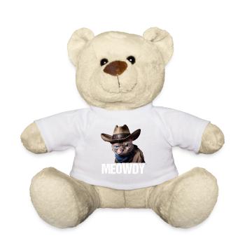 Meowdy Funny cat Meme for Cat Lovers - Teddy - Weiß - Vorne