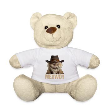 Meowdy Funny cat Meme for Cat Lovers - Teddy - Weiß - Vorne