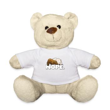 Font Nope Ours Sommeil - Nounours - blanc - Devant