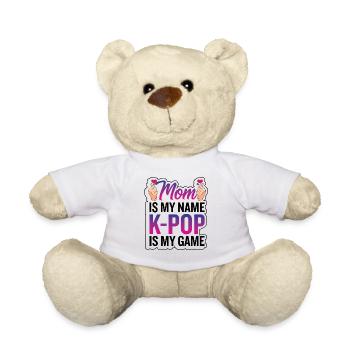 Humorvolle Kpop Mama - Teddy - Weiß - Vorne