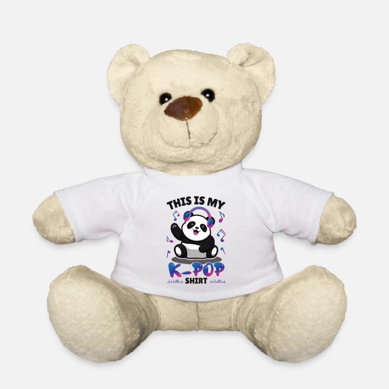 Panda K-Pop - Nounours - blanc