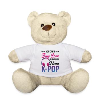 K-Pop Lover Headphone K-Drama - Teddy Bear - white - Front