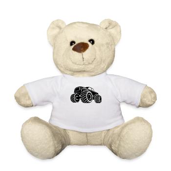 Monster Truck Monster Truck Fans Driver Gift - Teddy Bear - white - Front