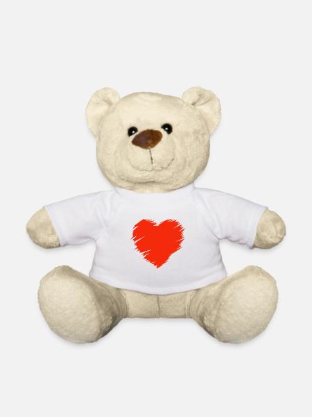 Valentinstag, Valentinstag, Valentinstag - Teddy - Weiß
